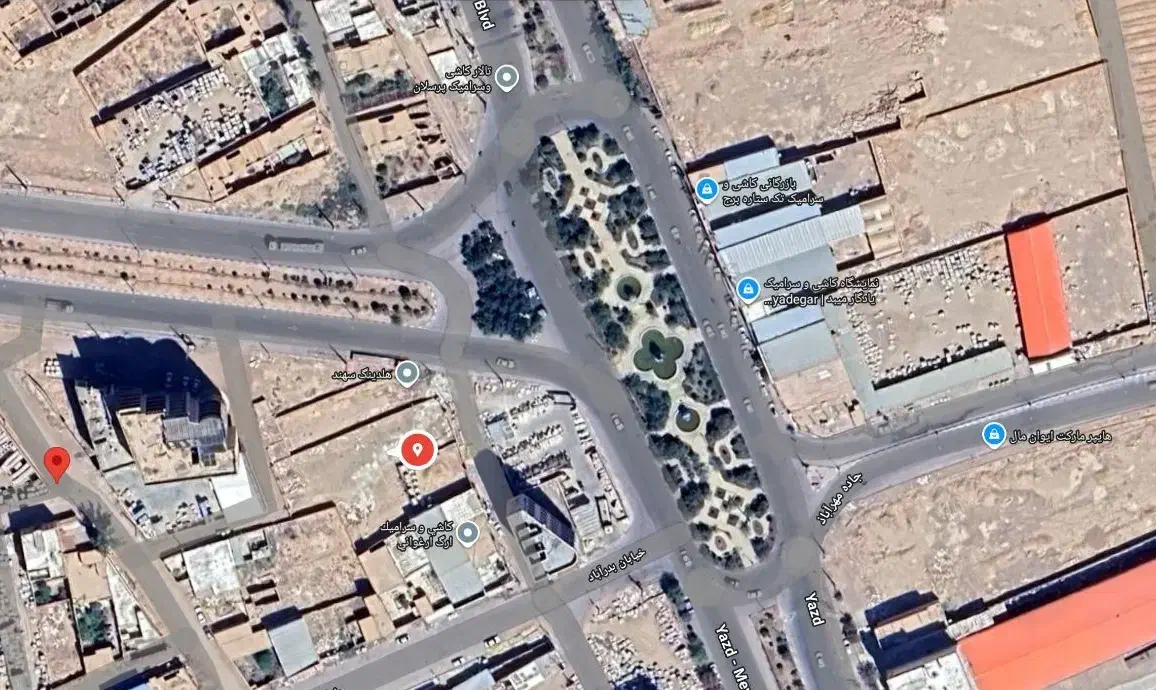 ۵۰۰ متر زمین میدان خامنه ای|فروش زمین و ملک کلنگی|میبد, |دیوار