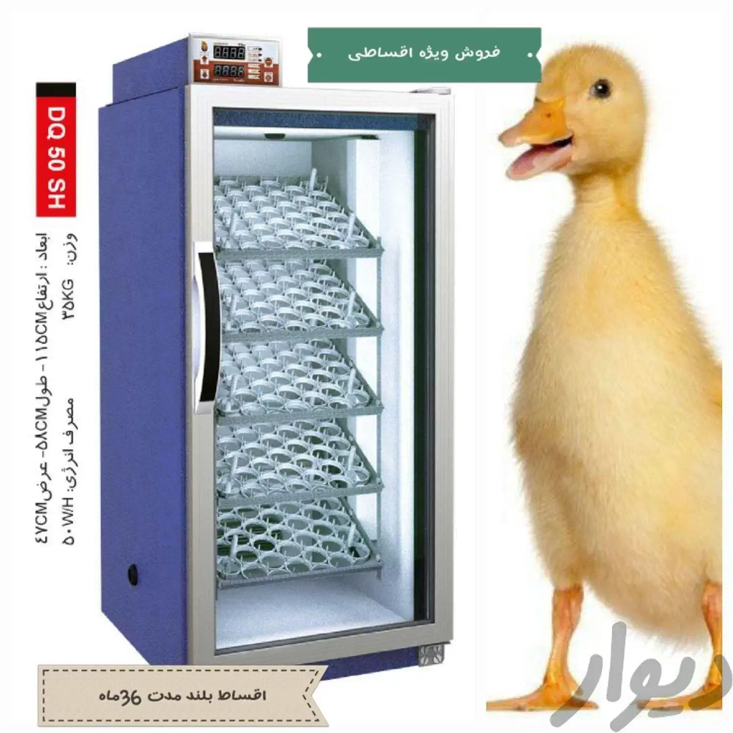 دستگاه جوجه کشی بلدرچین دماوند|لوازم جانبی حیوانات|گنبد کاووس, |دیوار