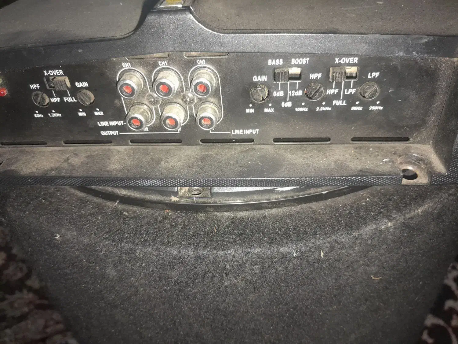 آمپلی ۲هزار۵۰۰غول ۴کانال سیستم ساب ۲تامیدرنج۸|قطعات یدکی و لوازم جانبی|گتاب, |دیوار