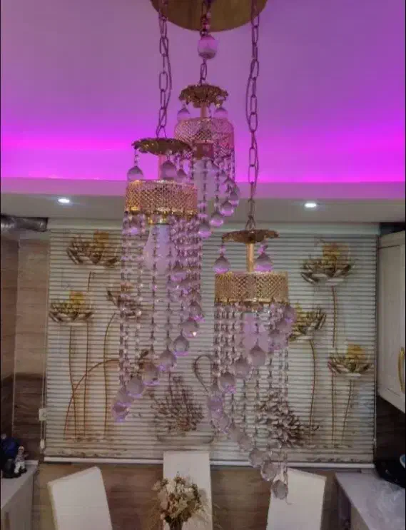 لوستر|لوستر و چراغ آویز|اسلام‌شهر, شهرک قائمیه|دیوار