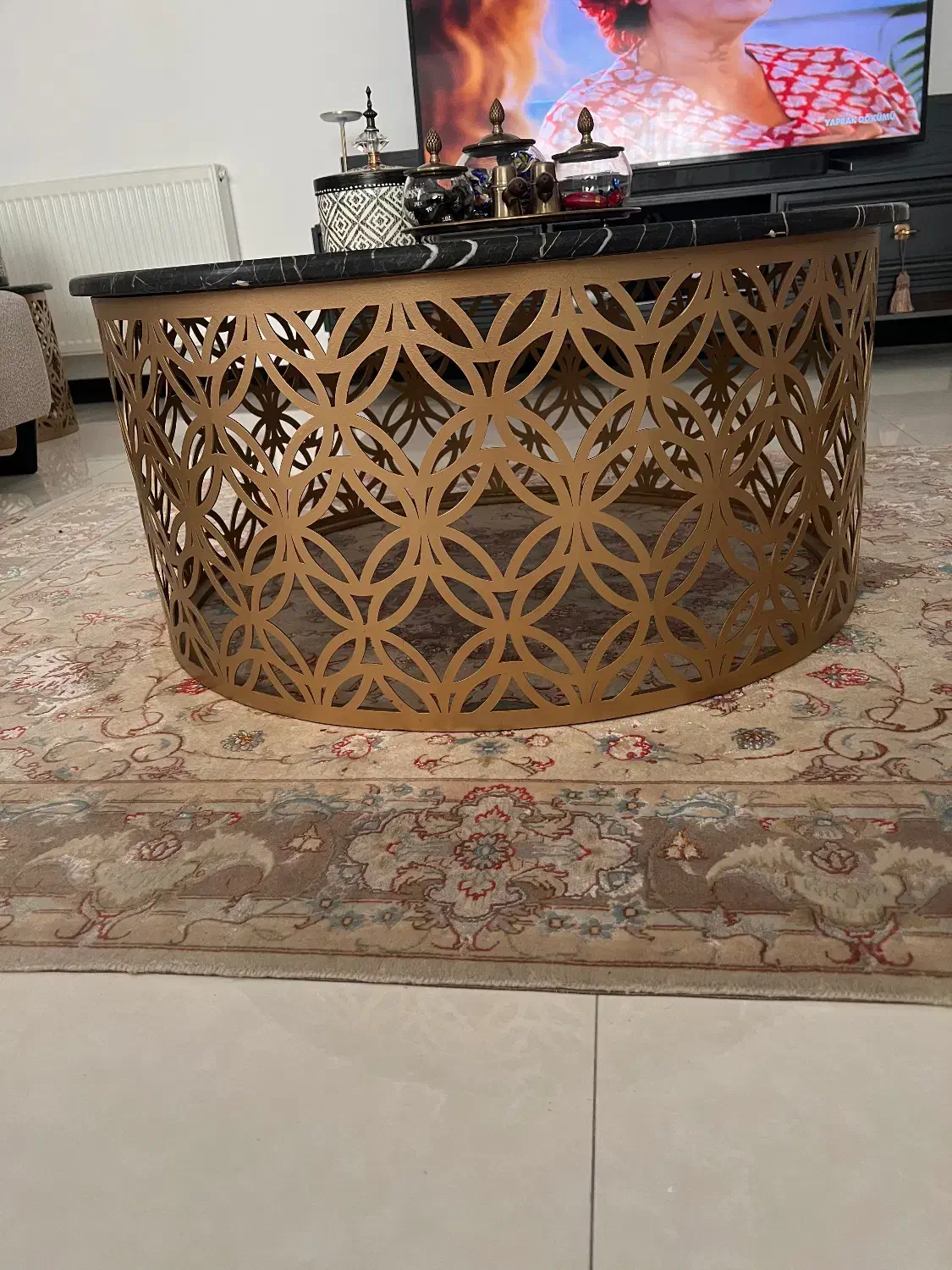 میز جلوی مبلی سنگی|مبلمان خانگی و میز عسلی|کرج, کوی مهر|دیوار