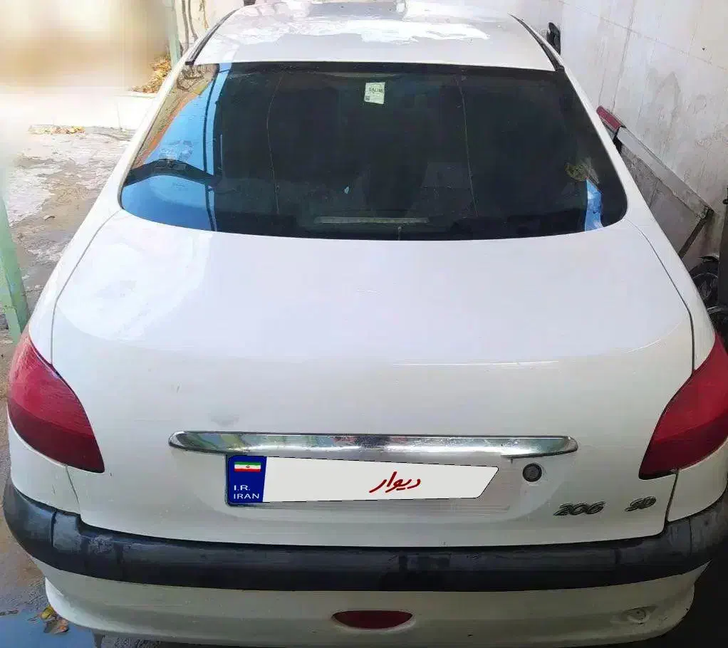 206 اس دی|خودرو سواری و وانت|نیشابور, فردوسی جنوبی|دیوار