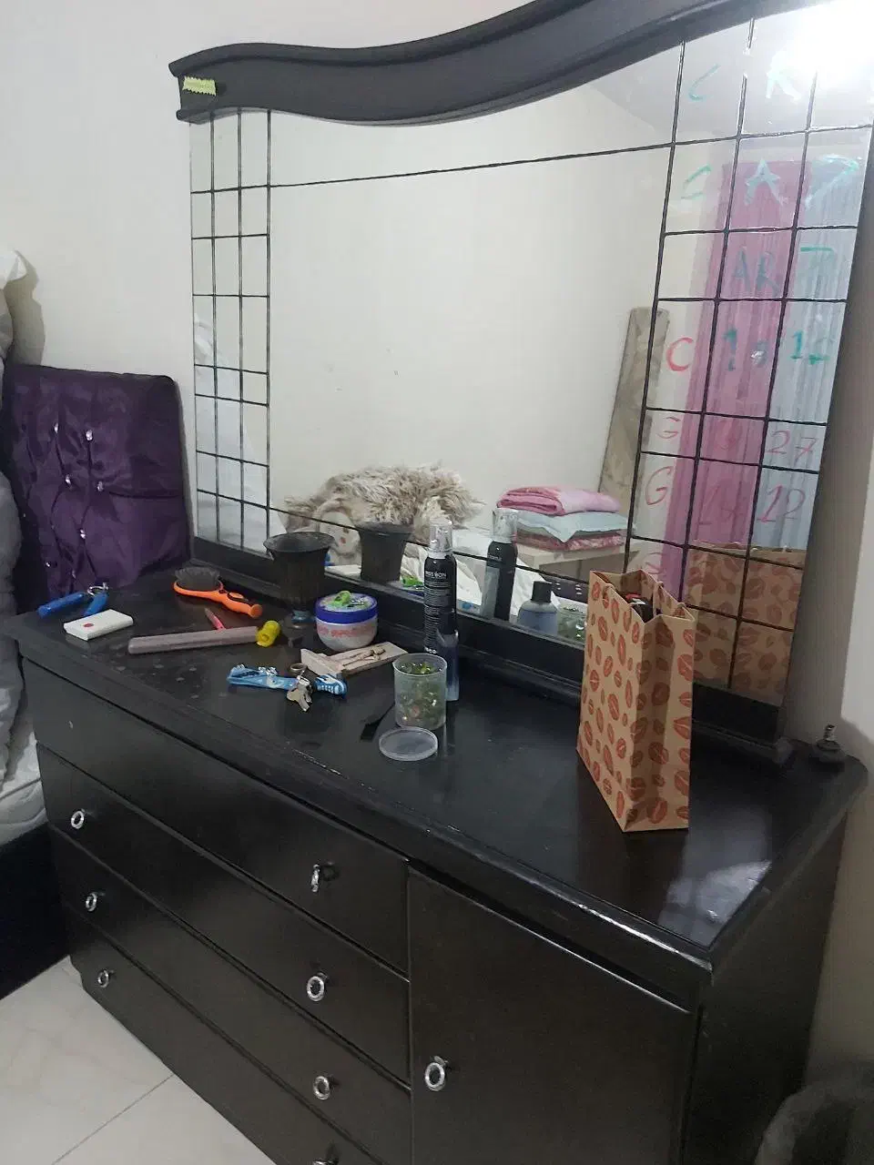 تخت خواب سرویس چوب میز کامپیوتر دراور|تخت و سرویس خواب|هشتگرد, شهرک صبا سوله|دیوار