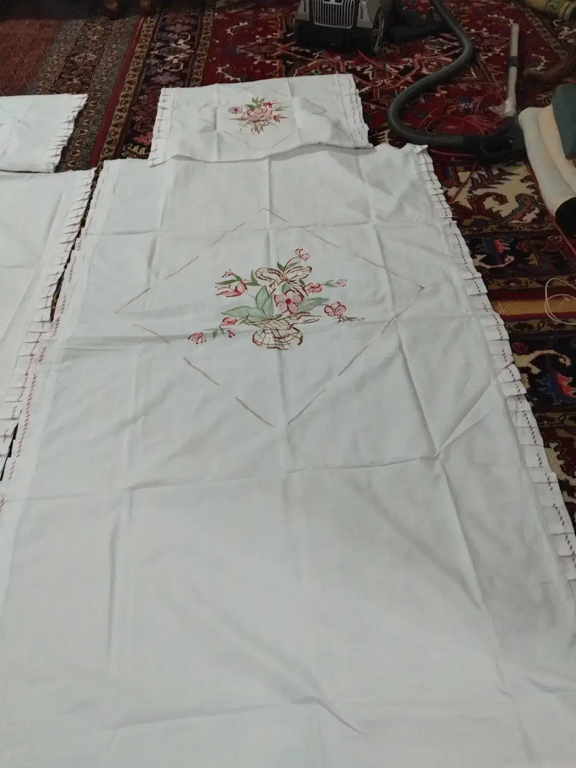 یک جفت روتشکی و روبالشی یک دست|سرویس روتختی|اردبیل, |دیوار