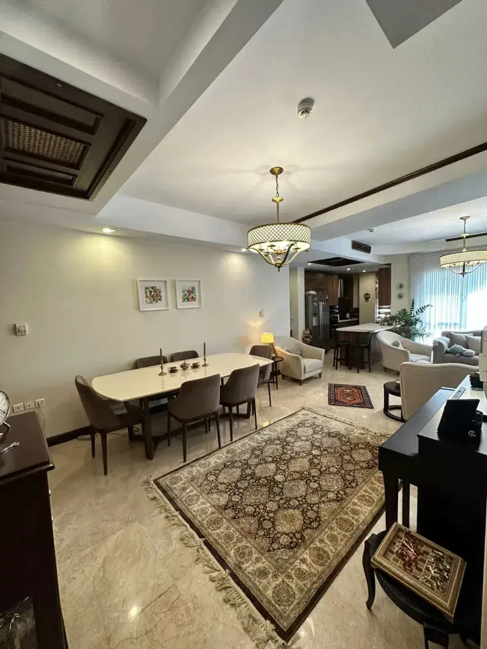 فروش۱۰۰متر آپارتمان دو خواب شش دانگ شهر لواسان|فروش آپارتمان|لواسان, |دیوار