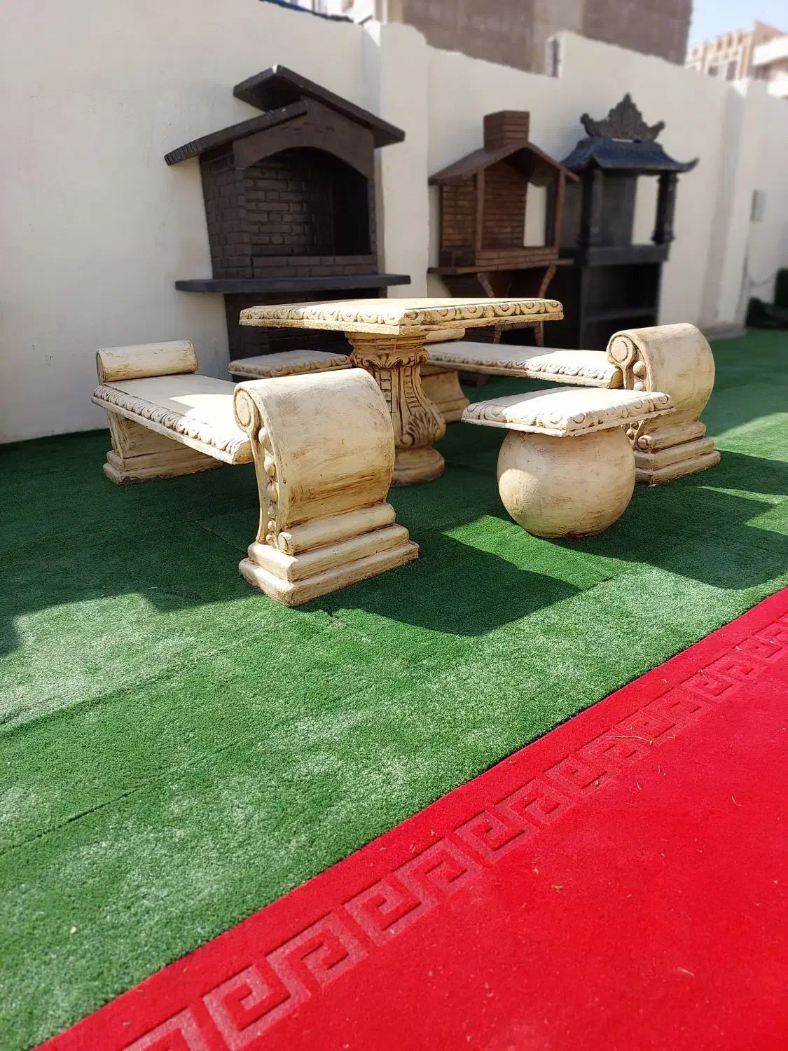 کبابپز بتنی اجری طرح سنگ|اجاق گاز و لوازم برقی پخت‌وپز|سیرجان, |دیوار