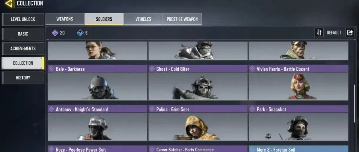 اکانت کالاف اچ اس لجند|کنسول، بازی ویدئویی و آنلاین|صدرا-فارس, فاز ۱|دیوار