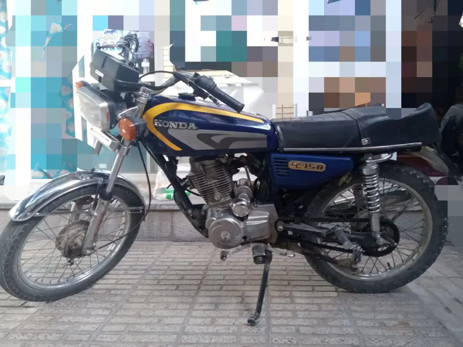موتور سیکلت هوندا 150|موتورسیکلت|اصفهان, تخت فولاد|دیوار