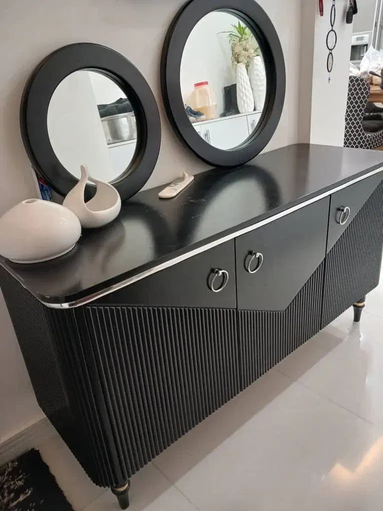 ست میز تلویزیون و اینه کنسول|بوفه، ویترین، کنسول|ایلام, |دیوار