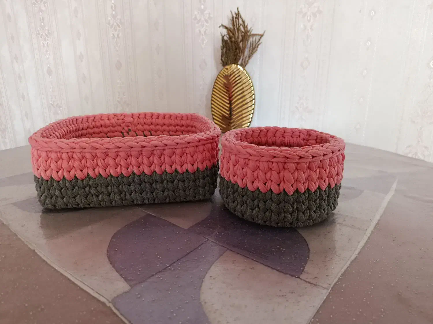 سبدهای نظم دهنده تریکویی|صنایع دستی و سایر لوازم تزئینی|سمنان, |دیوار