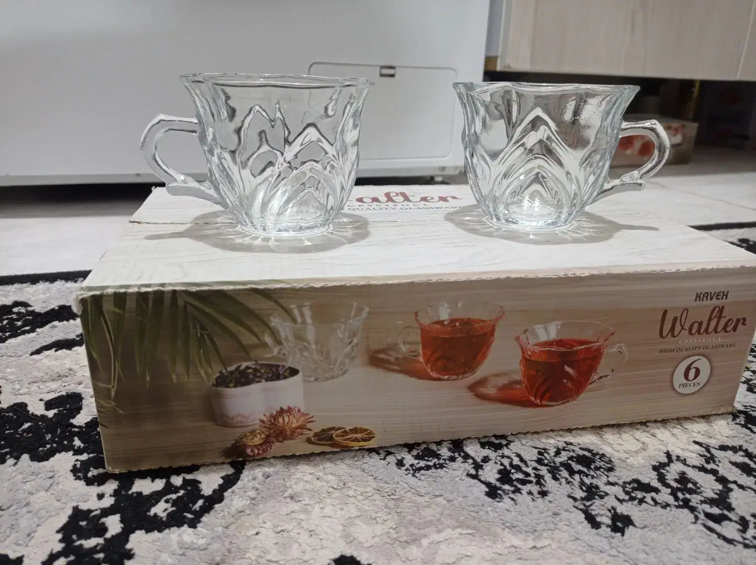 استکان فنجونی تیبگ سینی|ظروف سرو و پذیرایی|رباط‌کریم, شهرک والفجر|دیوار