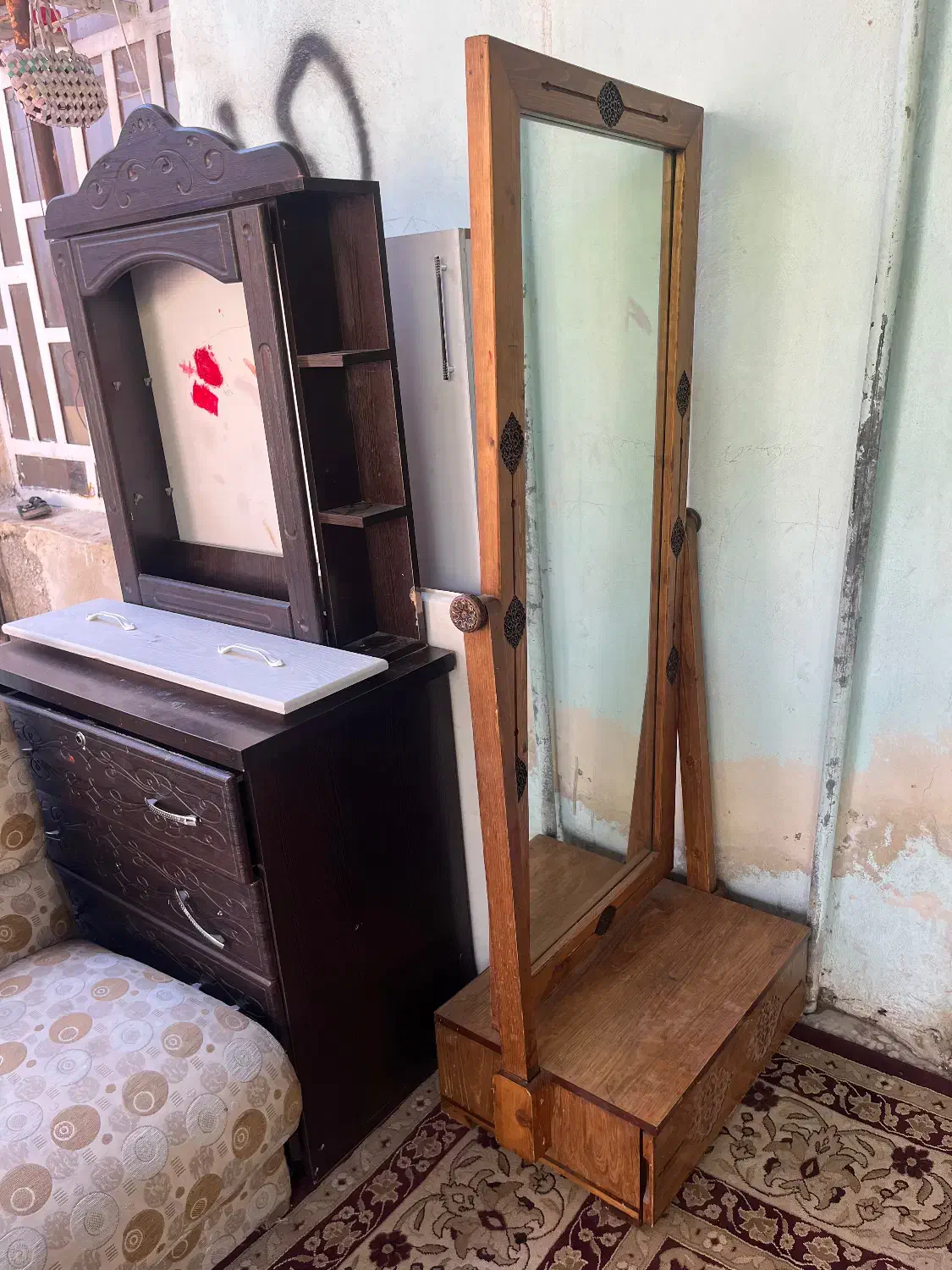 میز ارایش|آینه|بندر کنگان, |دیوار