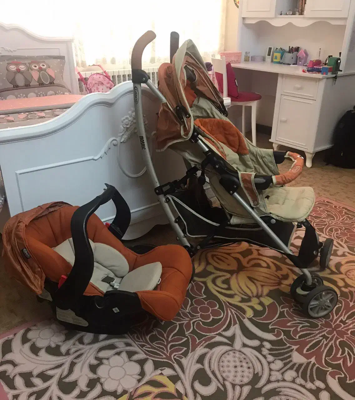 کالسکه و کریر در حدنو گراکو اصل آمریکایی|کالسکه و لوازم جانبی|مشهد, سجاد شهر|دیوار