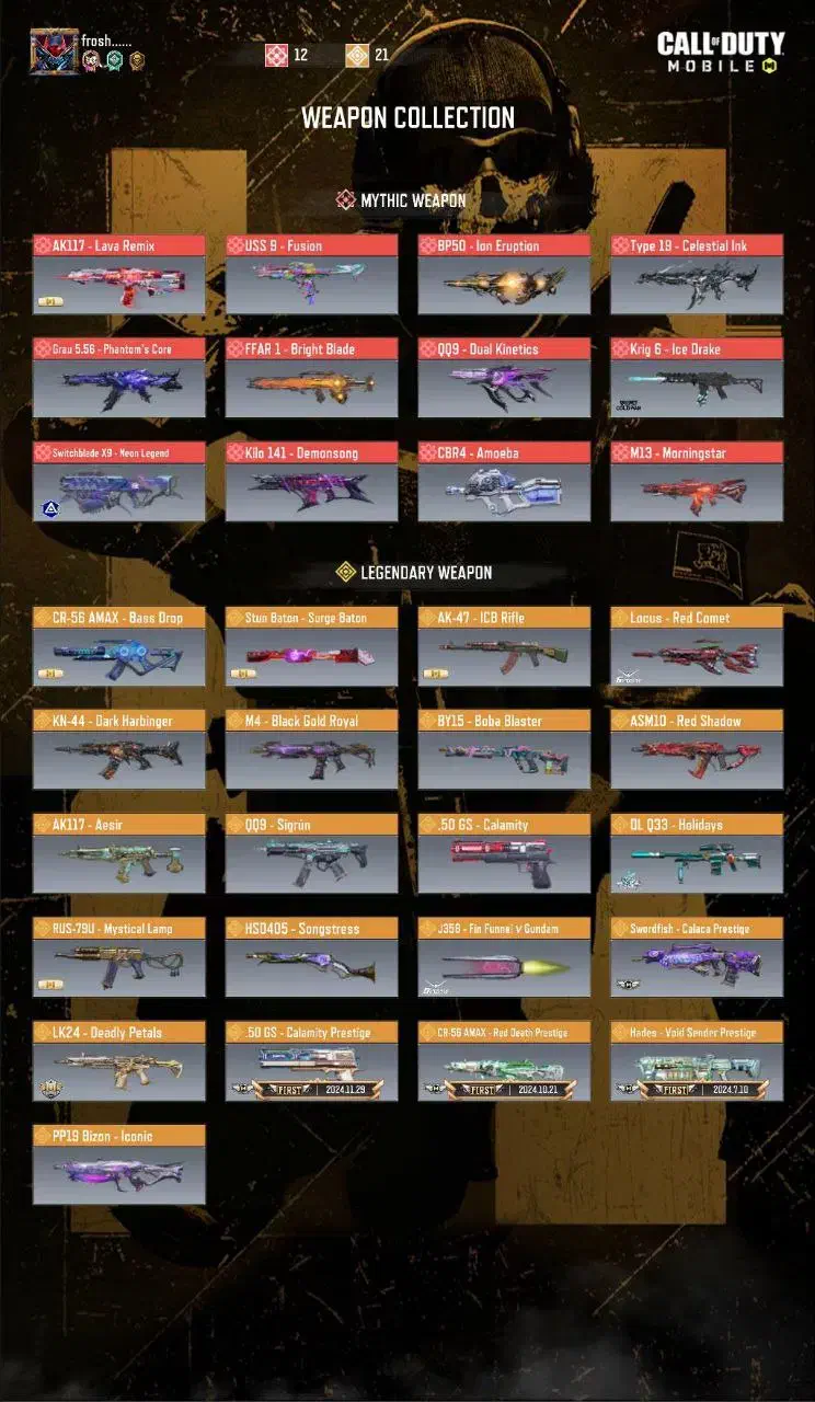 اکانت کالاف دیوتی موبایل|کنسول، بازی ویدئویی و آنلاین|تهران, آبشار|دیوار