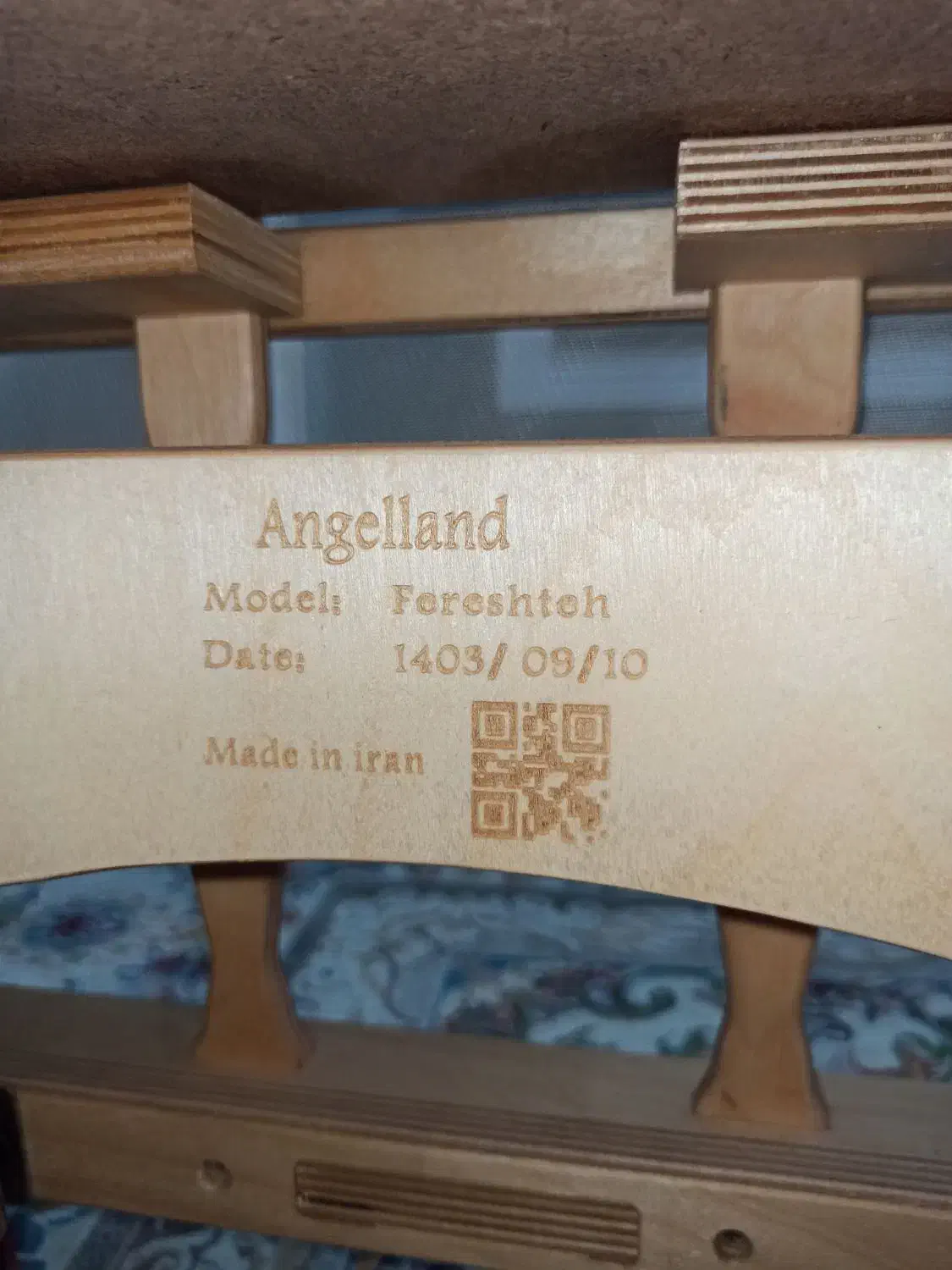 گهواره وتخت کنار مادر چوبی مدل فرشته مارک آنجل لند|تخت و صندلی بچه|سیرجان, |دیوار