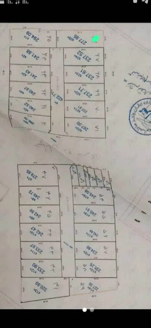 فروش زمین سنددار مسکونی دوبر نبش شهریار زرقان|فروش زمین و ملک کلنگی|زرقان, |دیوار