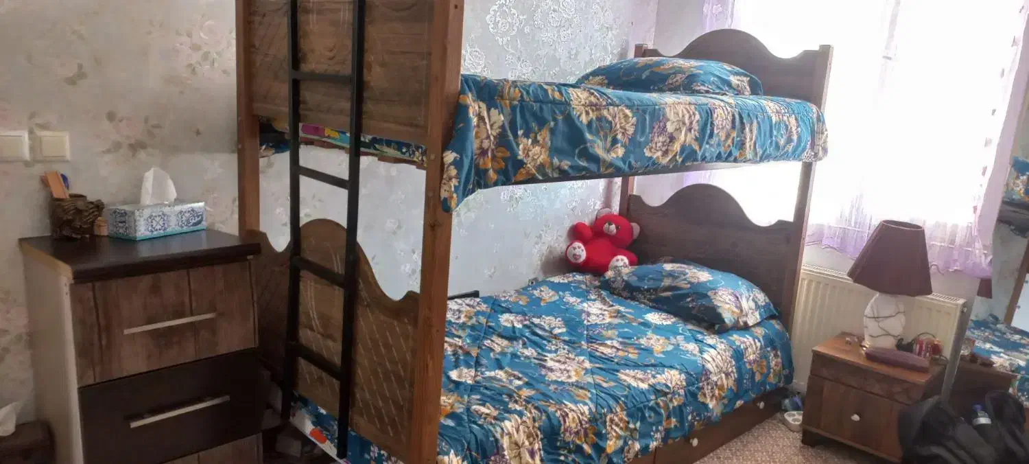 تخت دوطبقه چوبی|تخت و سرویس خواب|پرند, فاز ۶|دیوار