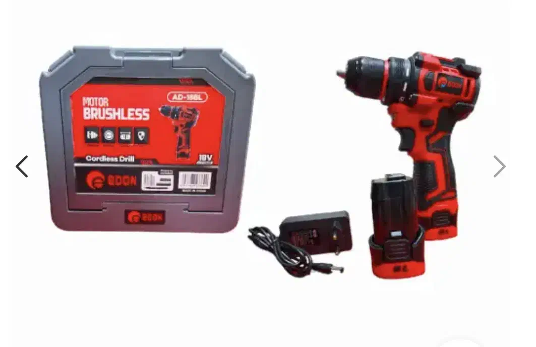 دریل شارژی براشلس 18 ولت ادون مدل AD-18BL|ابزارآلات|زاهدان, |دیوار