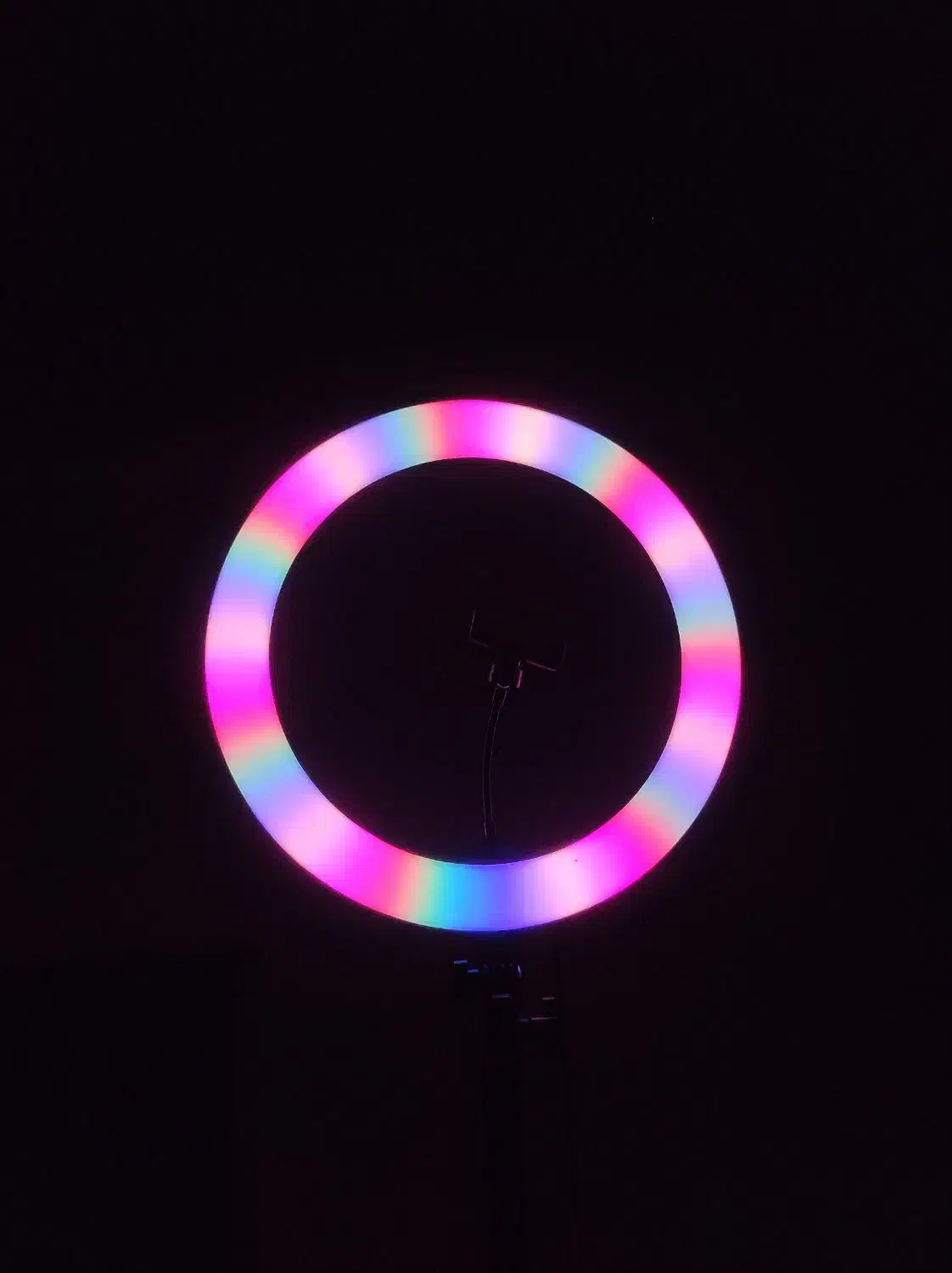 رینگ لایت rgb مدل mj36 دارای نور گرم و سرد و rgb|دوربین عکاسی و فیلم‌برداری|رشت, باهنر|دیوار