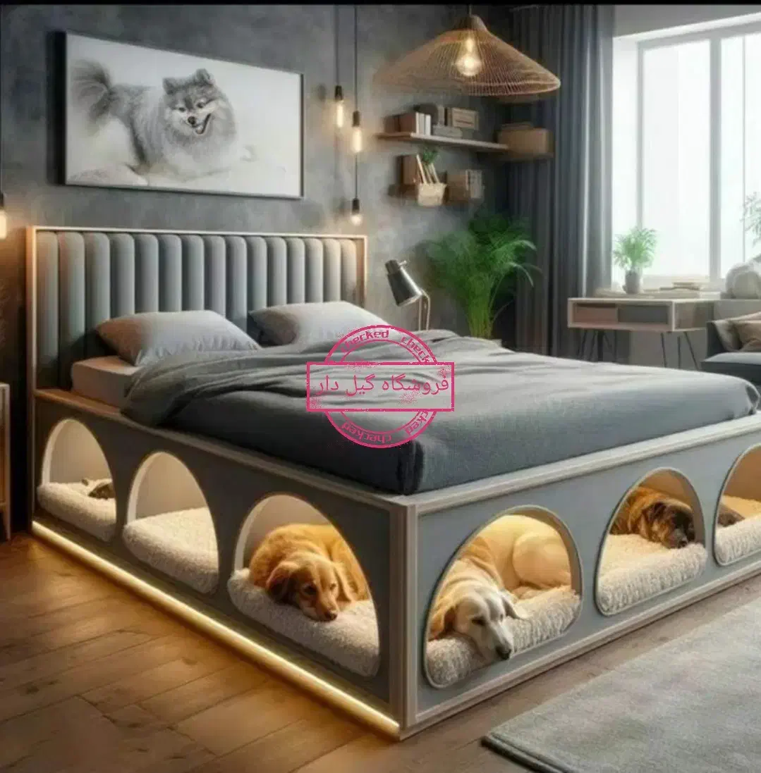 تخت مدل پِت هوم|تخت و سرویس خواب|رشت, ولکس|دیوار