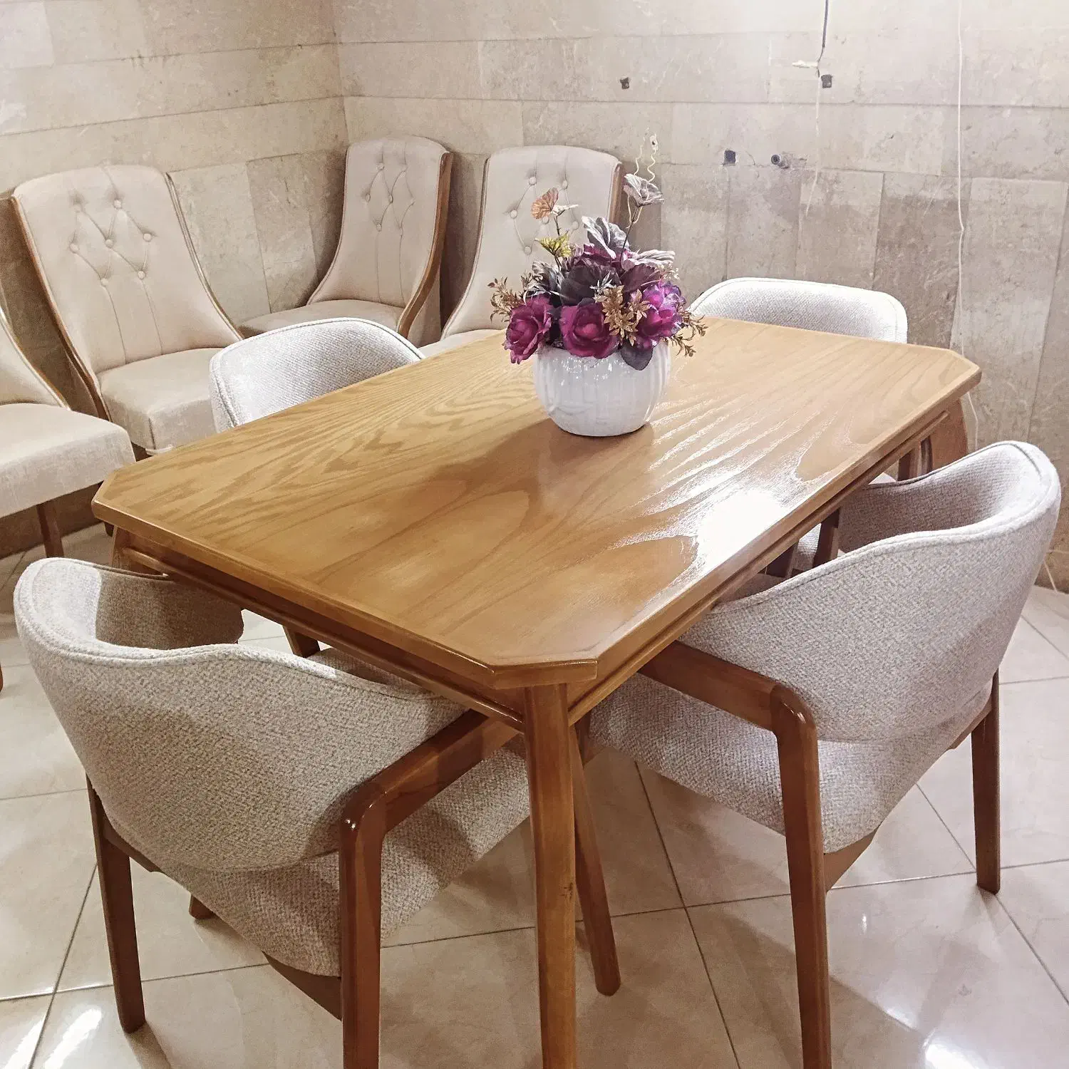 بورس تخصصی انواع میز نهار خوری|میز و صندلی غذاخوری|نیشابور, مدرس|دیوار