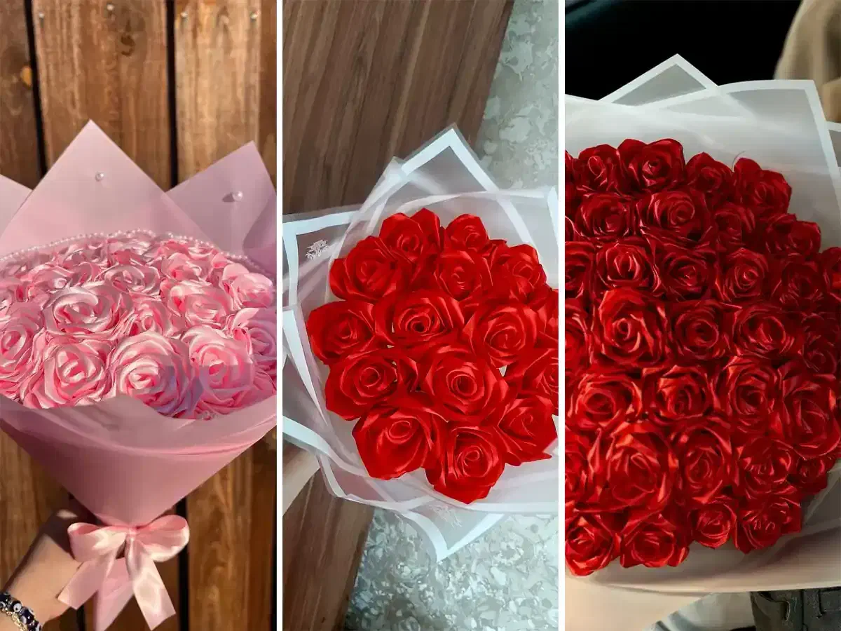 گل روبانی|گل مصنوعی|دیواندره, |دیوار