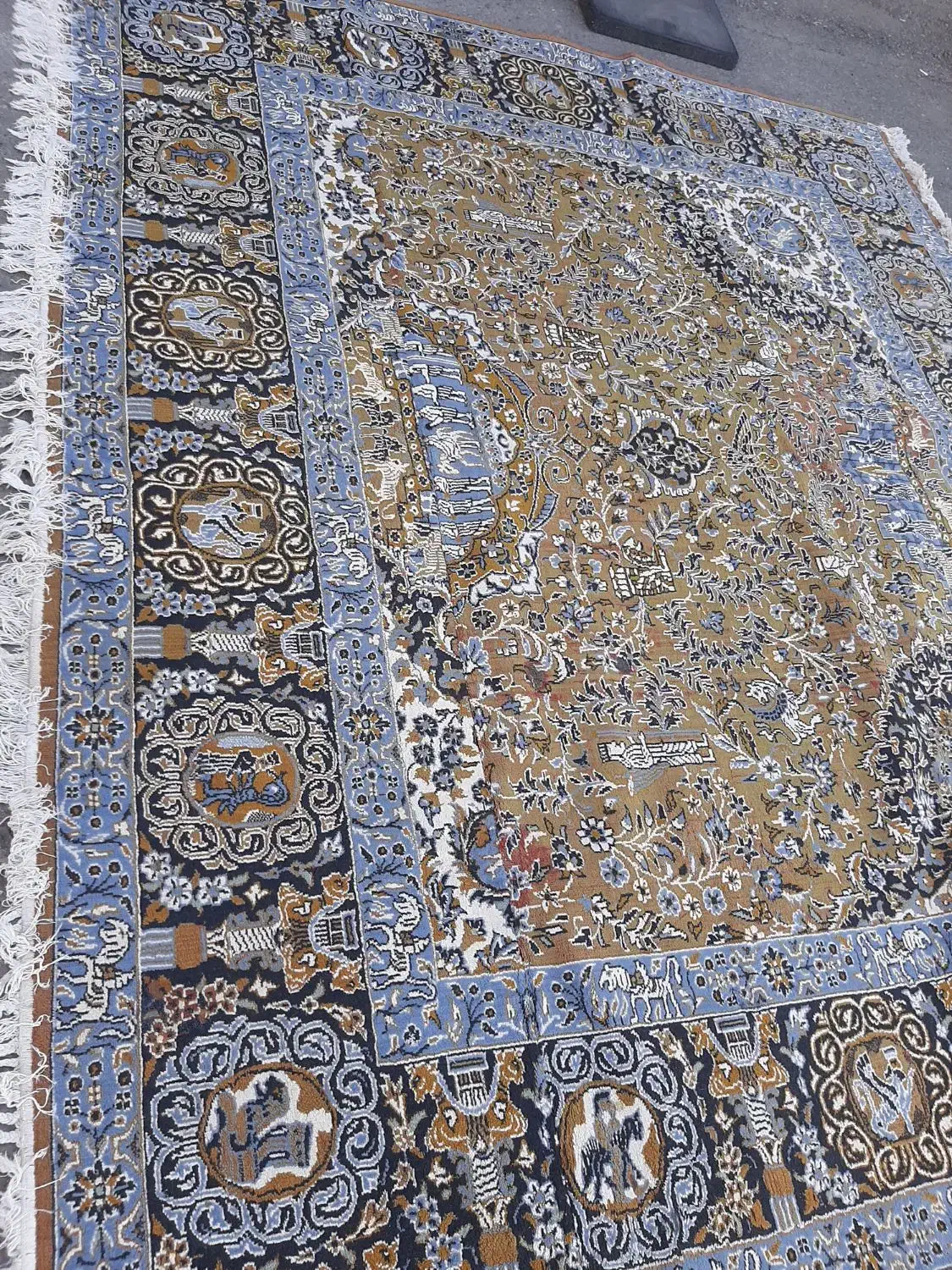 ۲  عدد فرش  شسته شده|فرش|آمل, |دیوار
