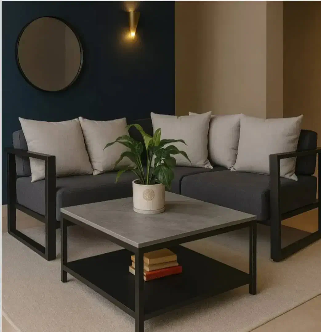 مبل فلزی راحتی|مبلمان خانگی و میز عسلی|محمدشهر, عباس آباد|دیوار