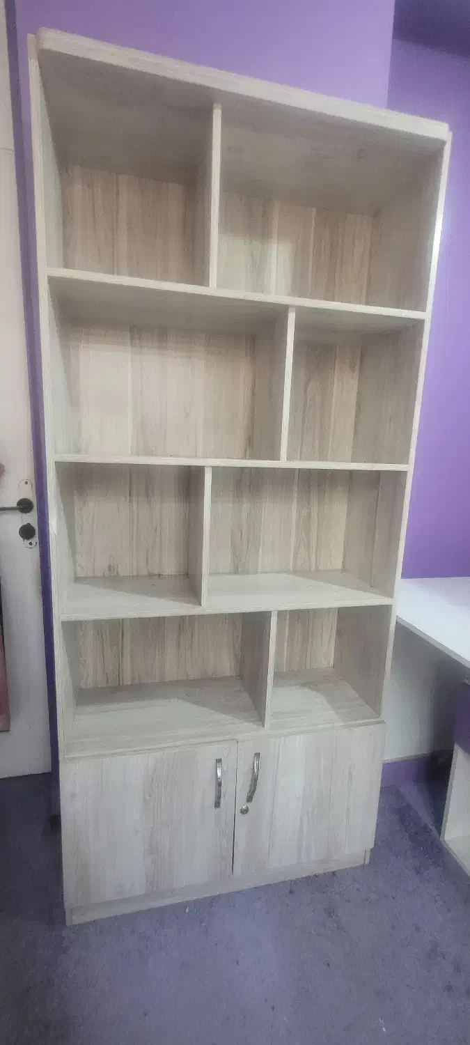 کتاب خانه کمد دار ویترین چوبی|کتابخانه، شلف، قفسه‌های دیواری|تهران, صد دستگاه|دیوار