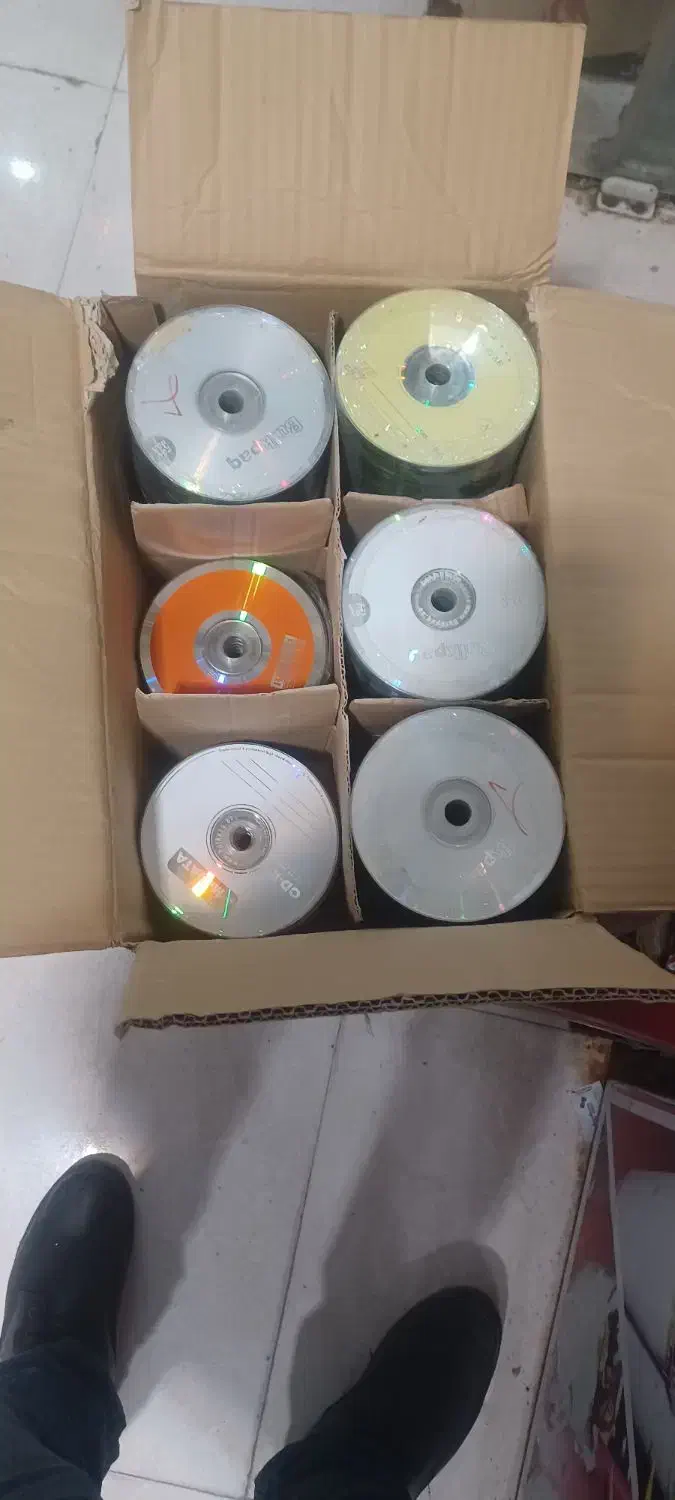 سی دی خام پک ۵۰ تایی پلمپ|فیلم و موسیقی|جهرم, |دیوار