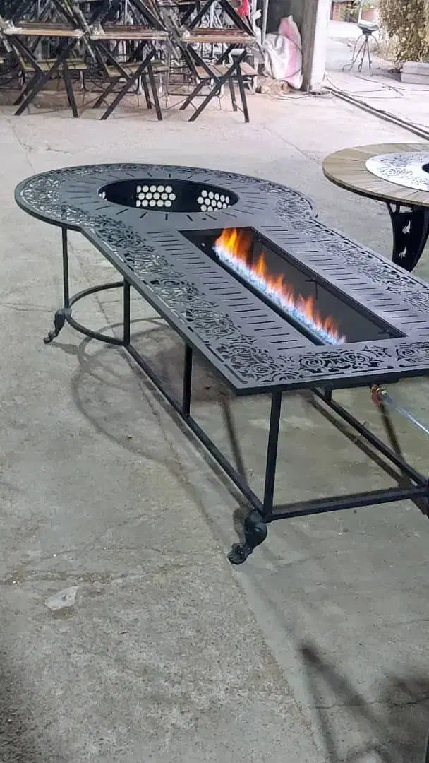 آتشدان چدنی چوبی yashgin|مبلمان خانگی و میز عسلی|شیراز, گویم|دیوار