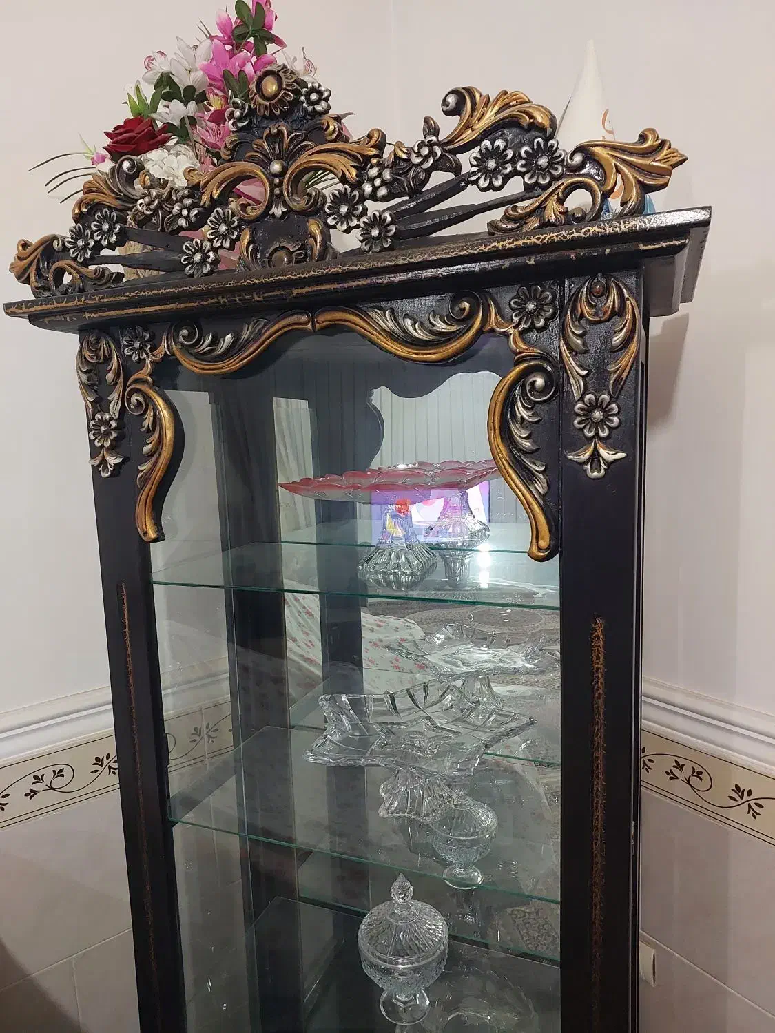 بوفه|بوفه، ویترین، کنسول|بوئین زهرا, |دیوار