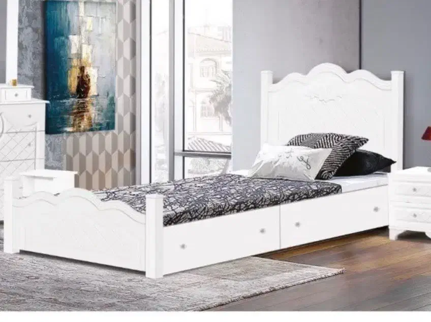 تخت با تشک یک نیم متری|تخت و صندلی بچه|قائمشهر, |دیوار