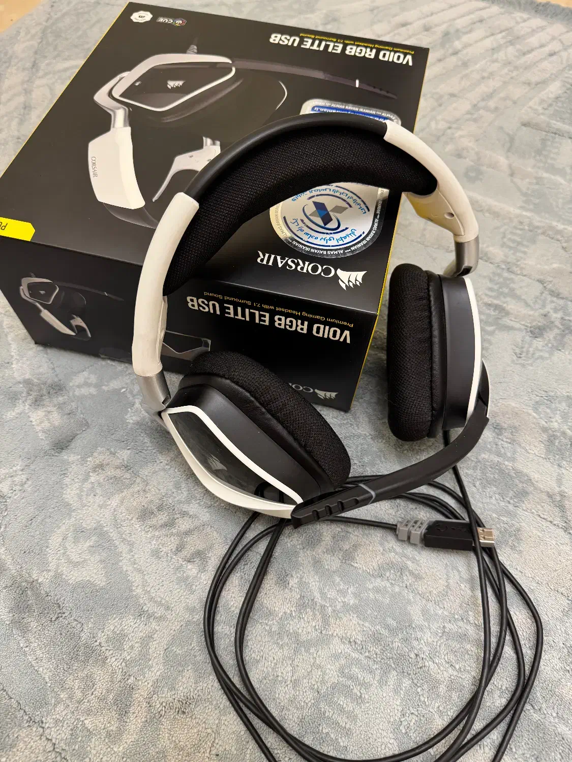 هدستVoid RGB Elite Usb Corsair|قطعات و لوازم جانبی رایانه|تهران, ازگل|دیوار