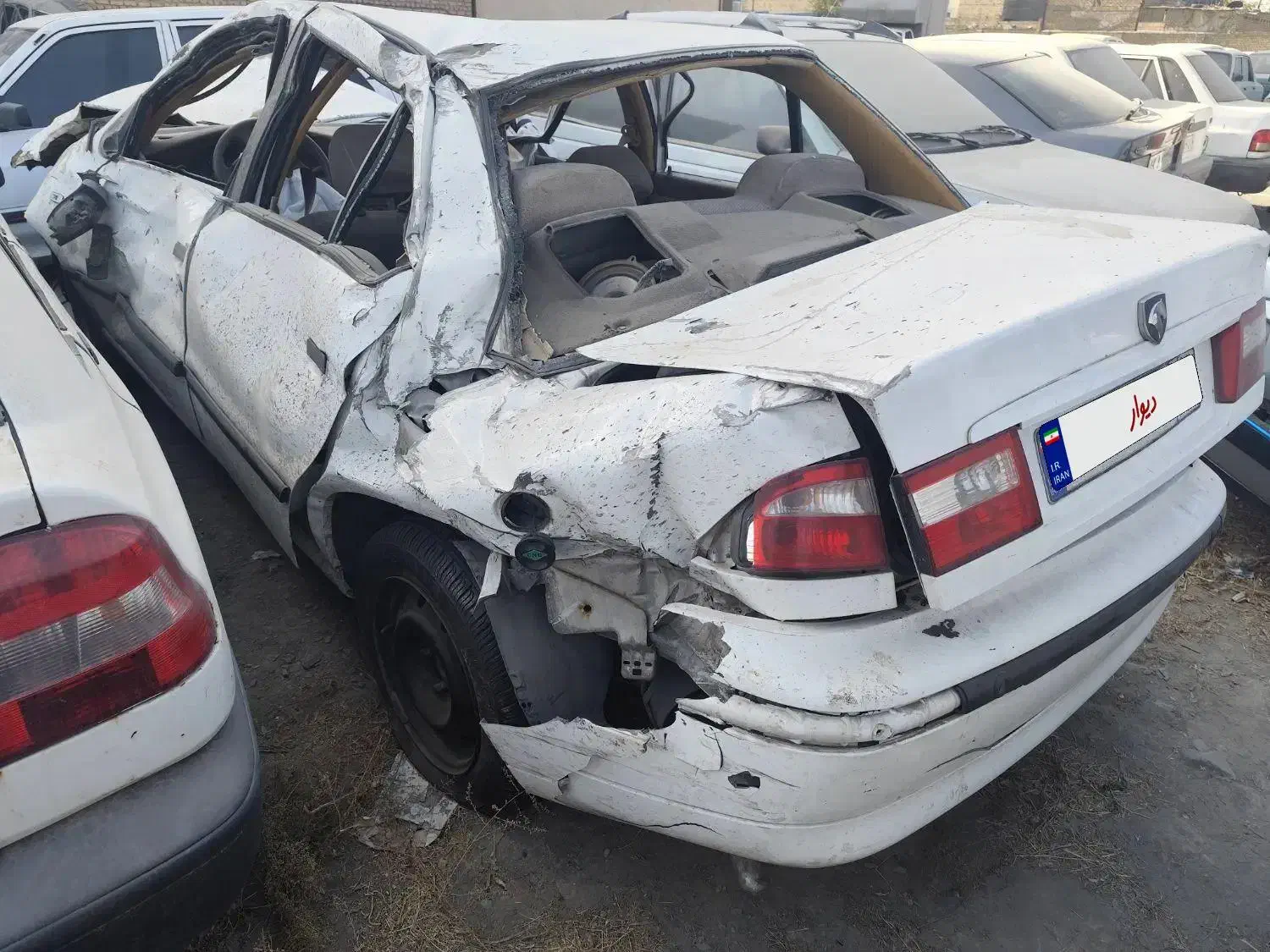 سمند ef7 دوگانه کارخانه تصادفی|خودرو سواری و وانت|مشهد, شهرک لشکر (شهرک غرب)|دیوار