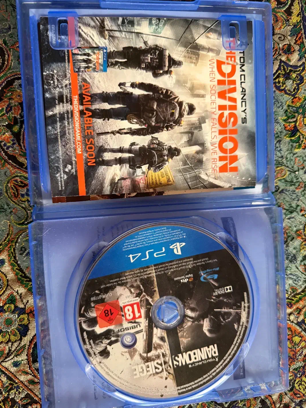 دیسک بازی رینبوسیکس مناسب PS4 و PS5|کنسول، بازی ویدئویی و آنلاین|شیراز, چوگیاه|دیوار