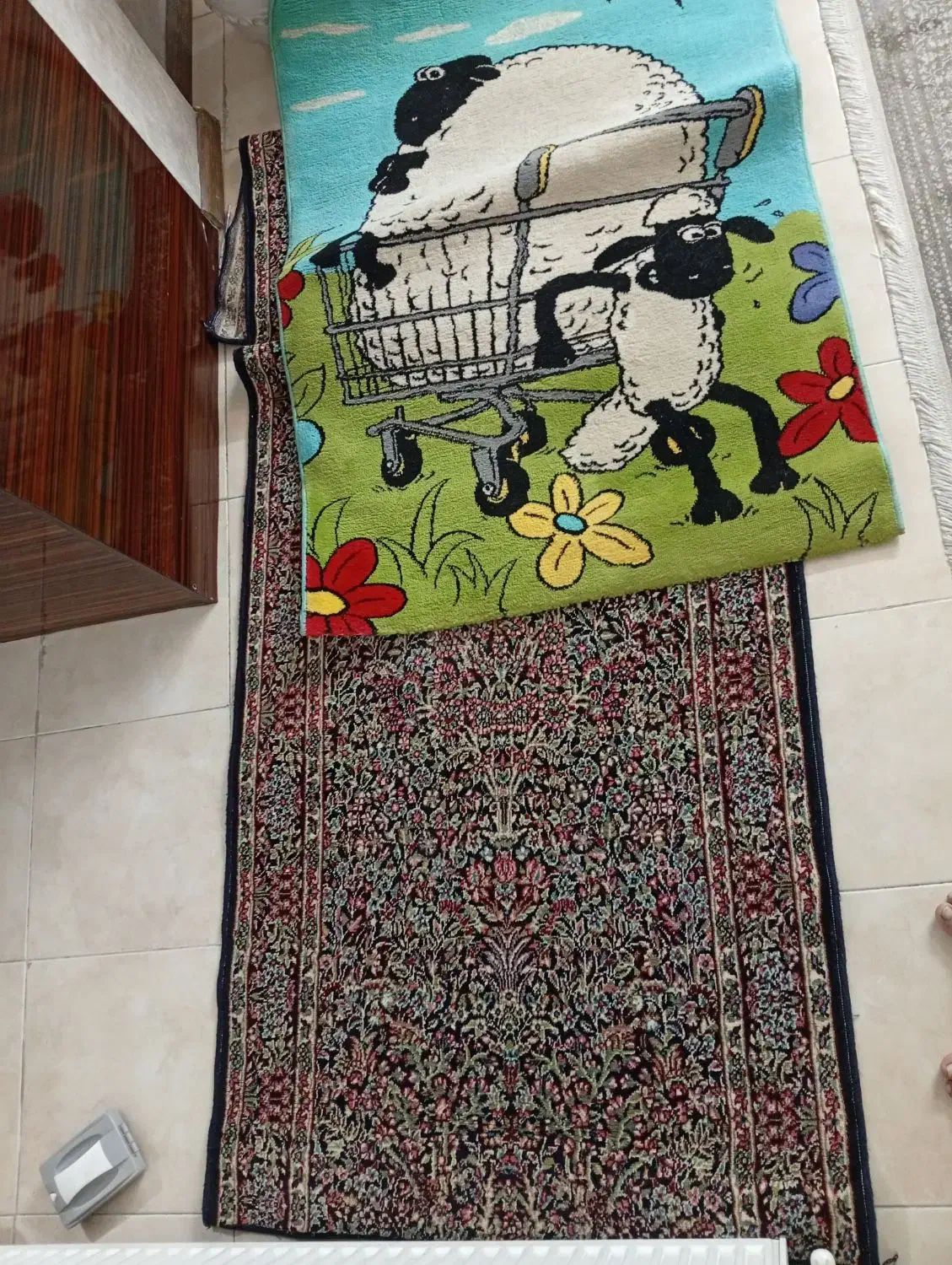 فرش کوچک|فرش|کرمان, |دیوار