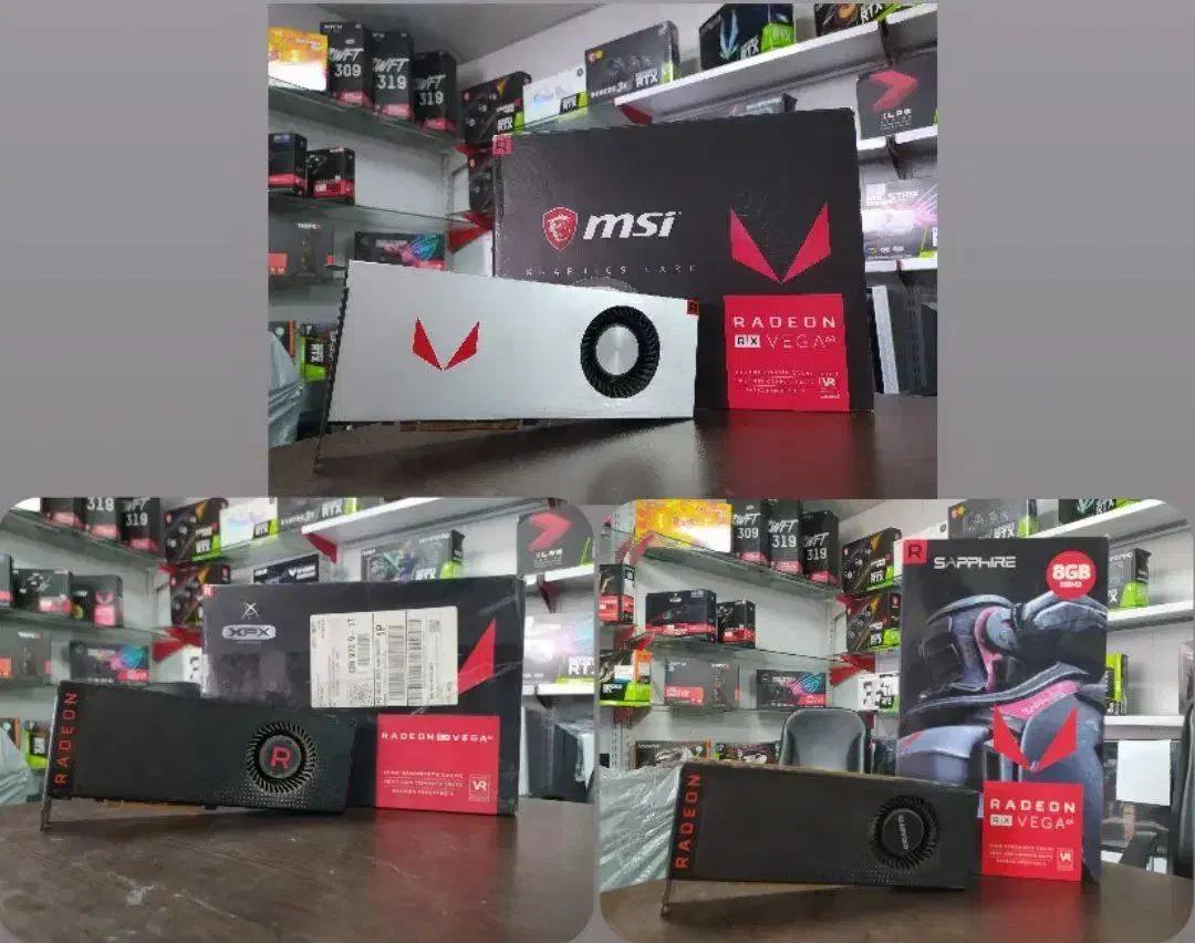 کالکشن کارت گرافیک Rx Vega 64 8G turbo بدون جعبه|قطعات و لوازم جانبی رایانه|تهران, سلسبیل شمالی|دیوار