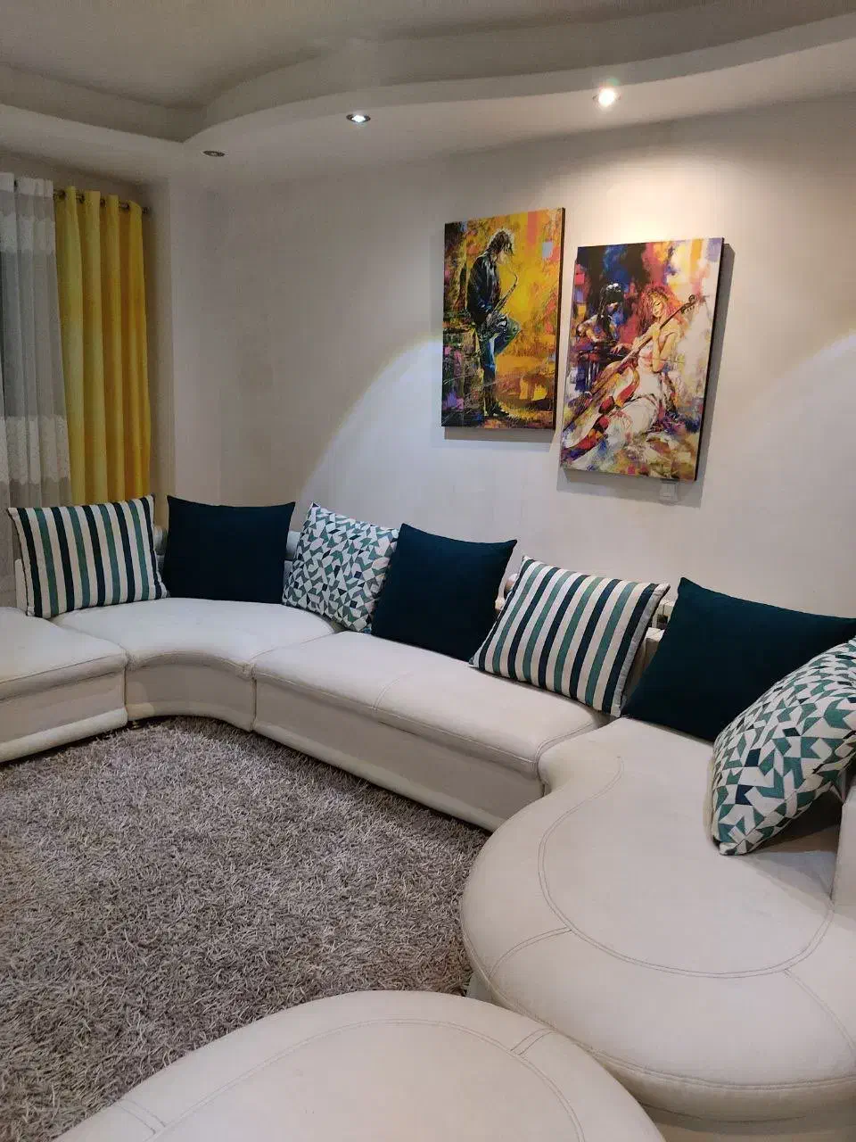 مبل راحتی ده نفره|مبلمان خانگی و میز عسلی|تنکابن, |دیوار