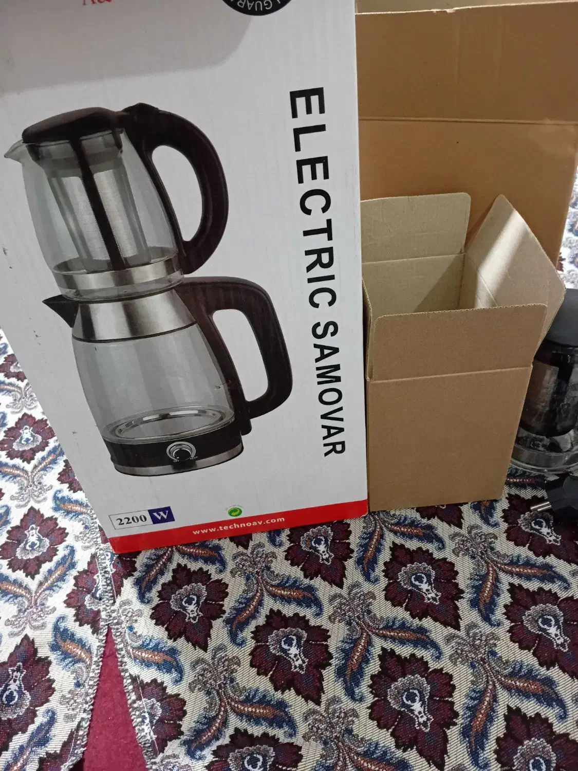 چای ساز مارک تکنو کاملا نو|سماور، چایساز، قهوهساز|قدس, شهرقدس|دیوار