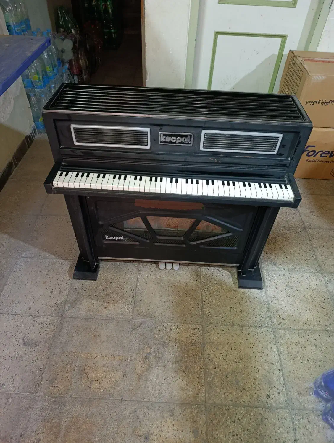 بخاری گازی شومینه|بخاری، هیتر، شومینه|شاهینشهر, اقبال لاهوری|دیوار