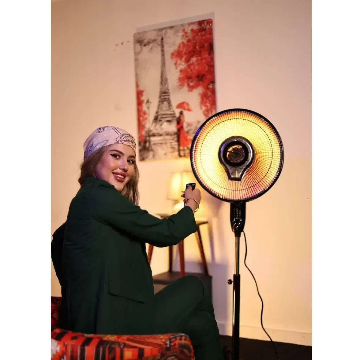 بخاری طرح پنکه هالوژنی 3 حالته. استانداردگارانتی|بخاری، هیتر، شومینه|مشهد, کوشش|دیوار