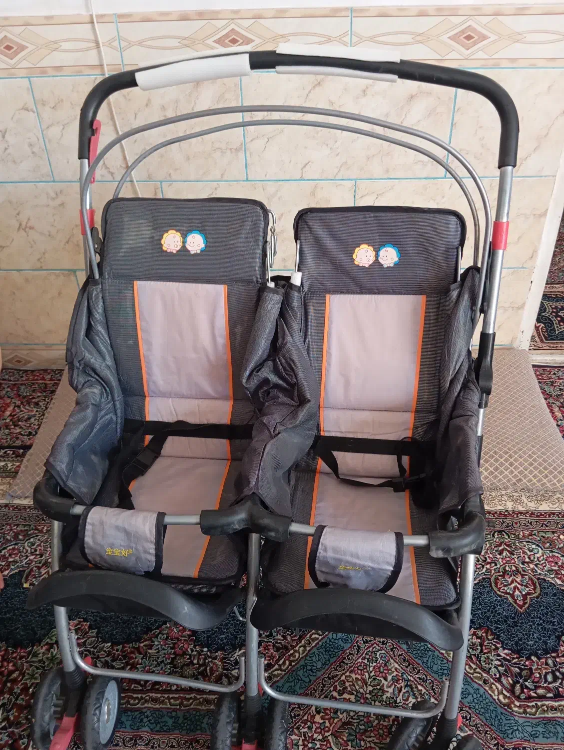 کالسکه دوقلو|کالسکه و لوازم جانبی|زرند, |دیوار