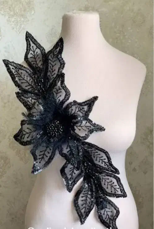 گلهای پارچه ای برای دیزاین لباس مجلسی|لباس|میاندوآب, |دیوار