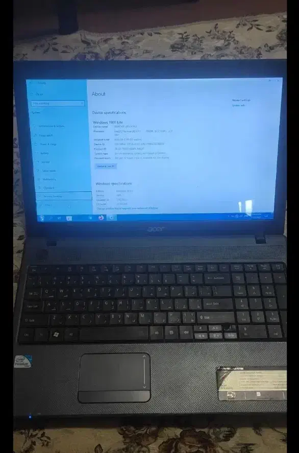 لبتاب acer|رایانه همراه|خمینی‌شهر, |دیوار