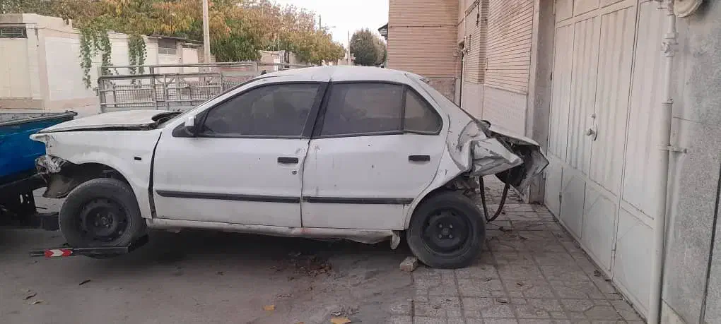 سمند مدل۸۹ تصادفی|خودرو سواری و وانت|شهرکرد, |دیوار