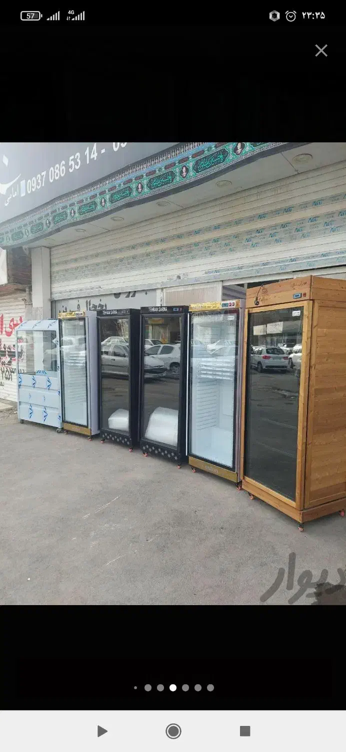 یخچال ویترینی نوشابه تک درب عرض 60 تا 100 سانت|فروشگاه و مغازه|مشهد, فدک|دیوار