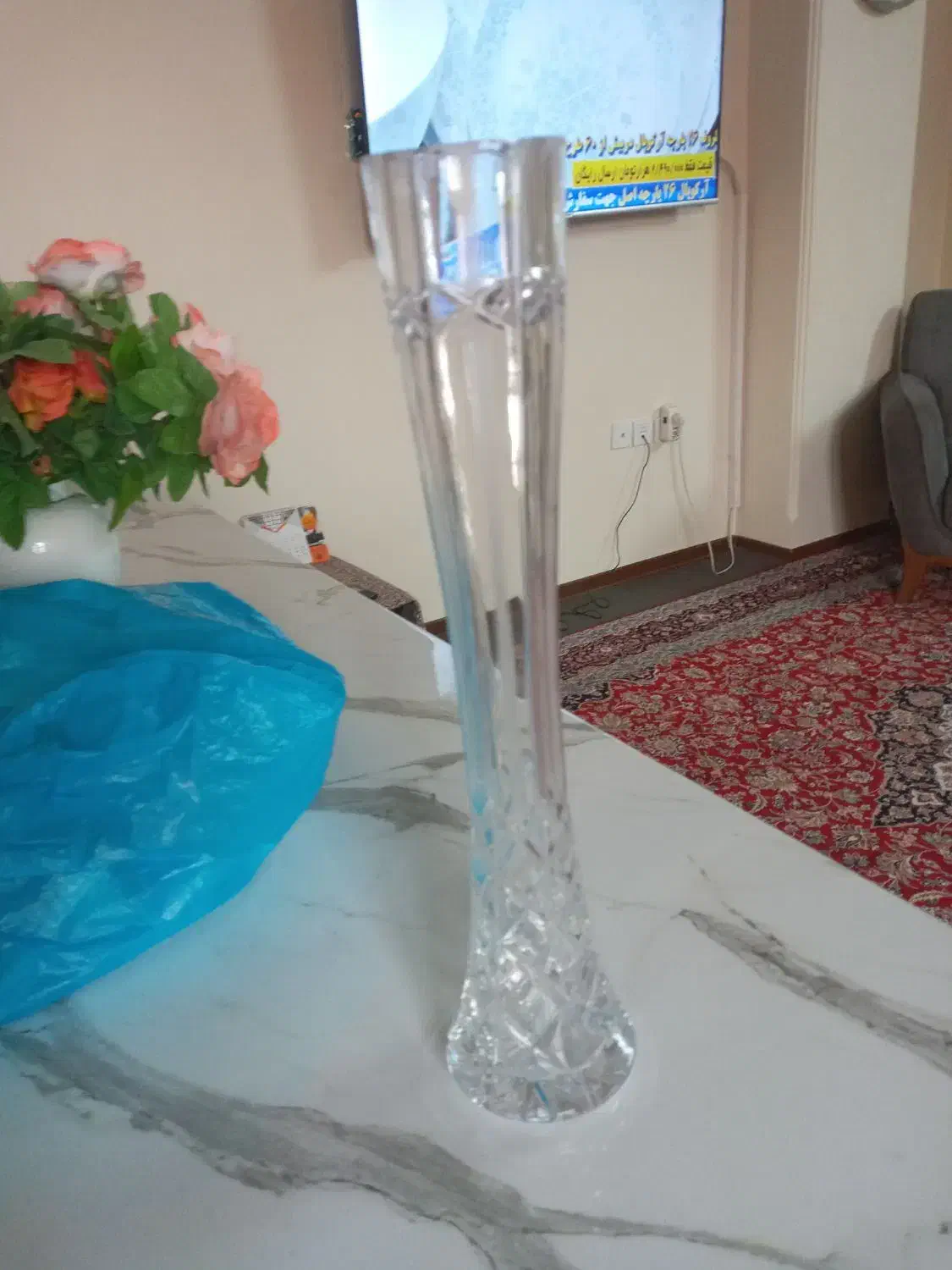 دوتا گلدون کریستال و جا آبلیمو و روغنی|صنایع دستی و سایر لوازم تزئینی|تهران, زرکش|دیوار