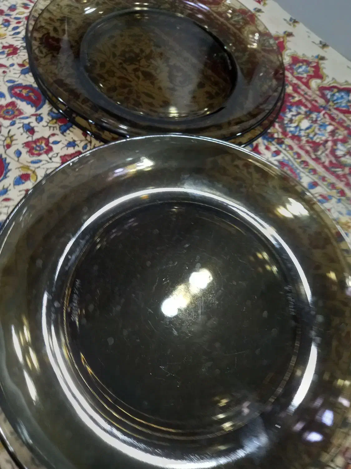 ۶ عدد برنج خوری فرانسوی دودی رنگ|ظروف سرو و پذیرایی|بندر ماهشهر, |دیوار