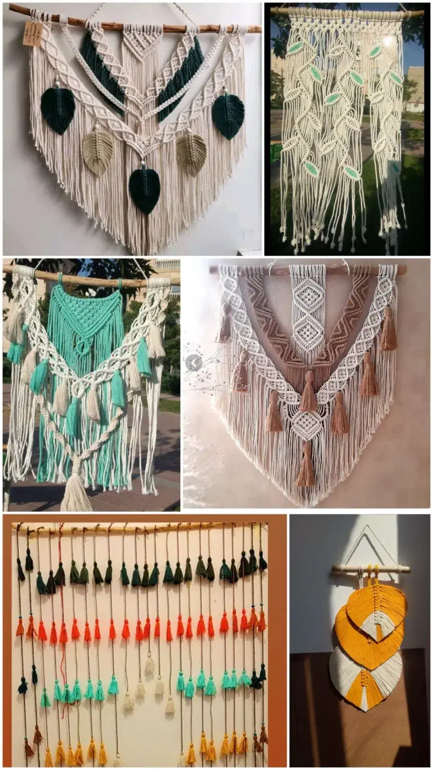 مکرومه بافی|صنایع دستی و سایر لوازم تزئینی|اردبیل, |دیوار